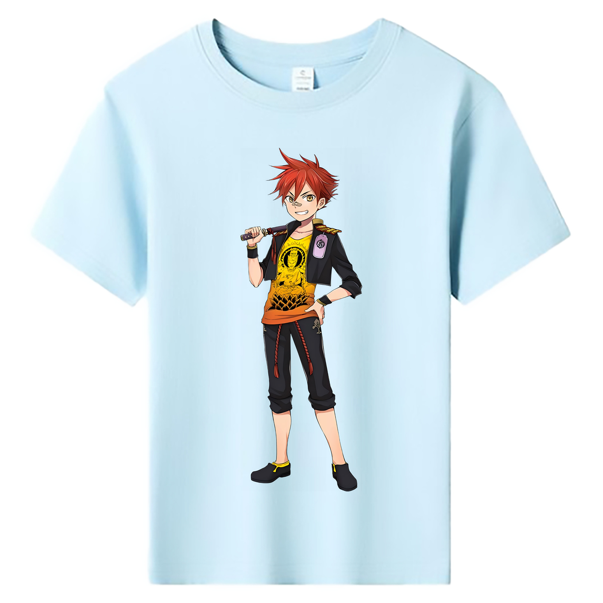 （画像用） 刀剣乱舞 Touken Ranbu 綿100％キッズTシャツ（フロントプリント）